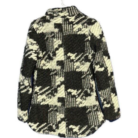 PJK Patterson J. Kincaid Lined Wool Jacket Trending Patchwork Look Sz S - Picture 2 of 4